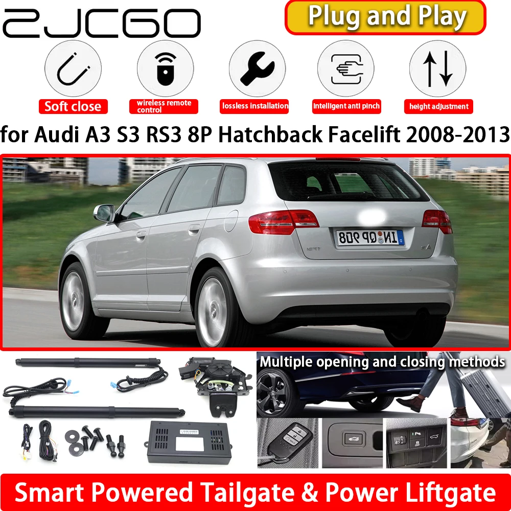 for Audi A3 S3 RS3 8P Hatchback Facelift 2008-2013 Automatic Electric Powered Tailgate Power Liftgate Tail Gate Lift Kit System
