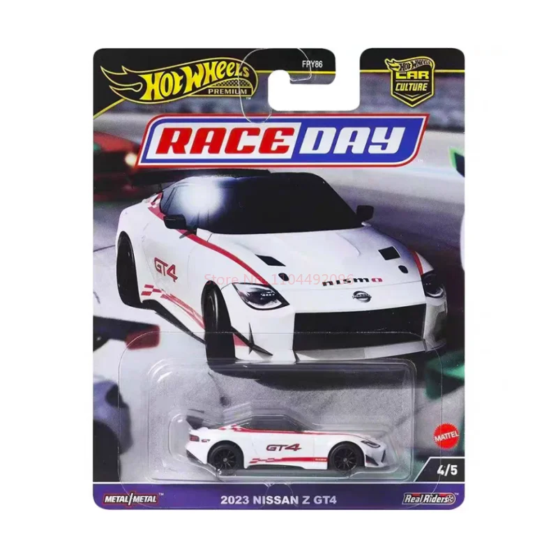 In Stock Genuine Hot Wheel Fpy86-9c1d Track Day Porsche 911gt Racing Nissan Z Bentley Bmw Alloy Car Model Collect Car Model Gift