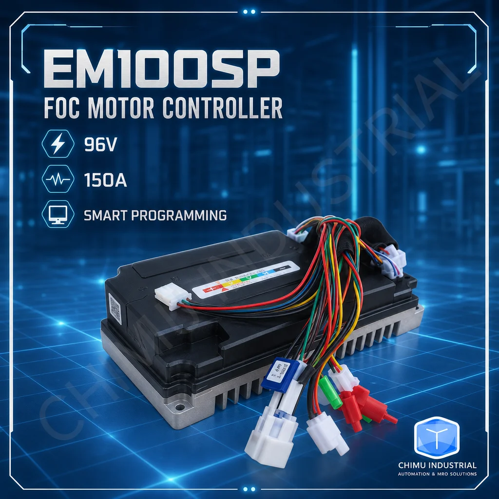 【CHIMU INDUSTRIAL】 DKYS EM100SP FOC Motor Controller 96V 150A for Electric Motorcycle EV Smart Programming Drive System Parts