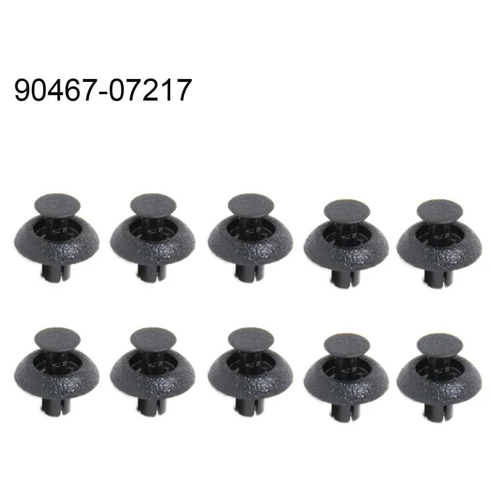10pcs 90467-07217 Car Radiator Support Clips Engine Covers Clips Radiator Support Clips For LEXUS LS460 LS460L RX350 RX450H