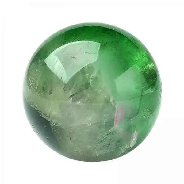 Fluorite Ball Crystal Sphere Gemstone Natural Crystals Home Decor Quartz Sculpture Figurine for Meditation Energy