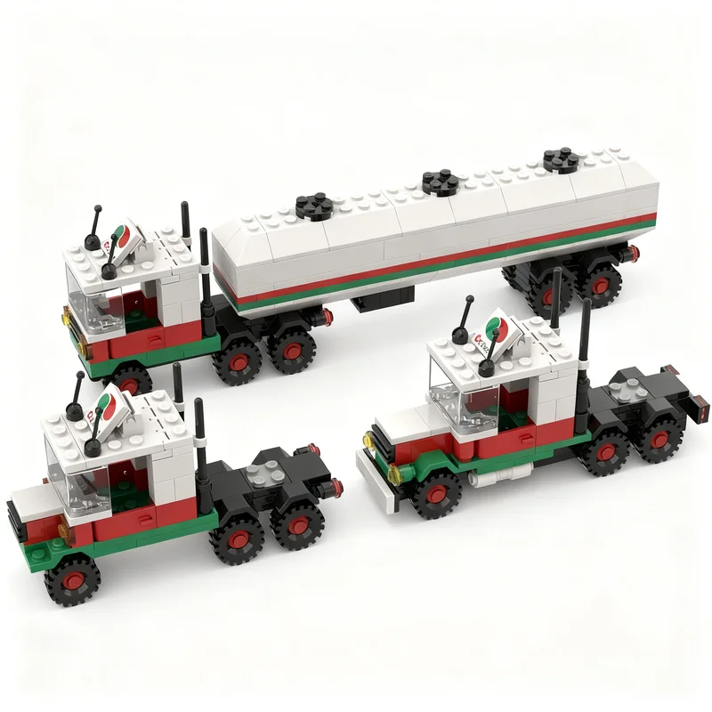 2754pcs MOC Octan Oil Terminal Classic Town 12V Train Town Classic Town Model Building Blocks Construction Toy Christmas Gift