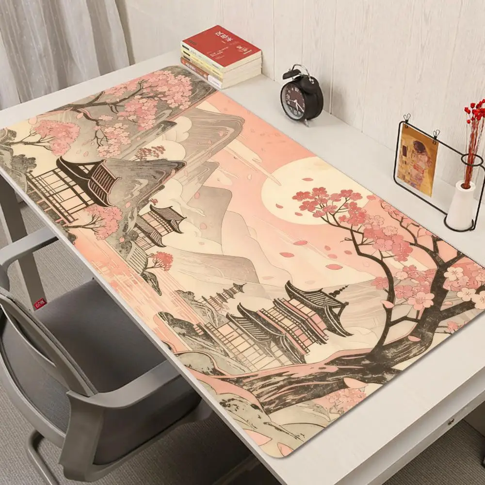 

Blossom Realms Mouse Pad Multi-Size non-slip Gaming mouse pad Gamer E-Sports Mouse Mat Game Mechanical Keyboard XXL Desk Mat