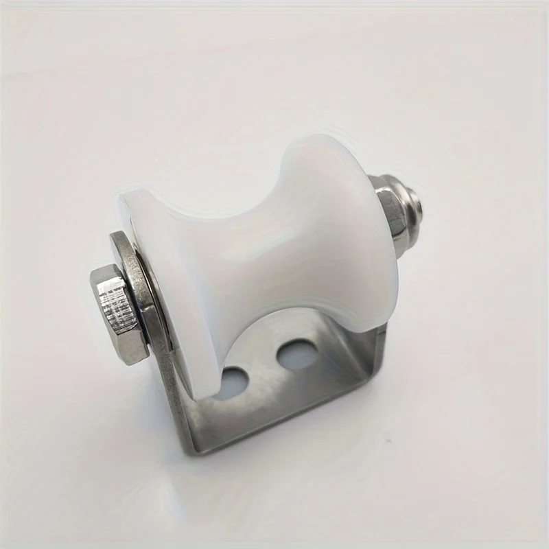 Smooth Glide Nylon U-Groove Wheel Roller with Stainless Steel Bracket  Sliding Gate Industrial Machines