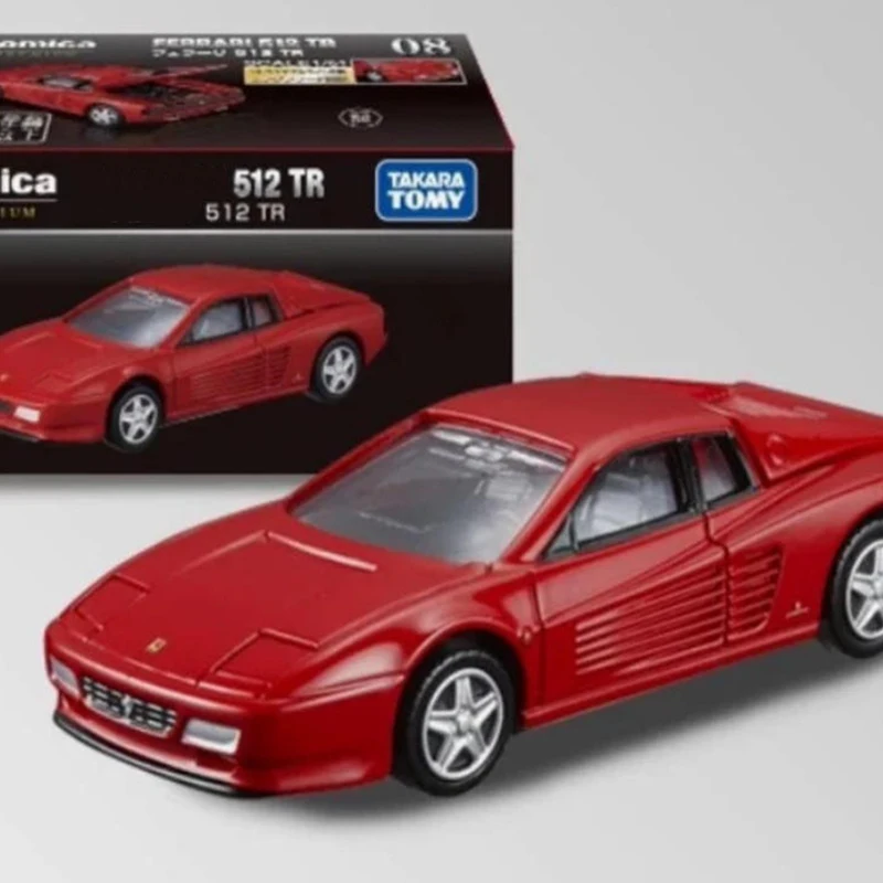 TP08 Diecast Original 1:62 Scale 512 TR Simulation Alloy Toy Car Model Classic Collection Static Decoration Display Gifts