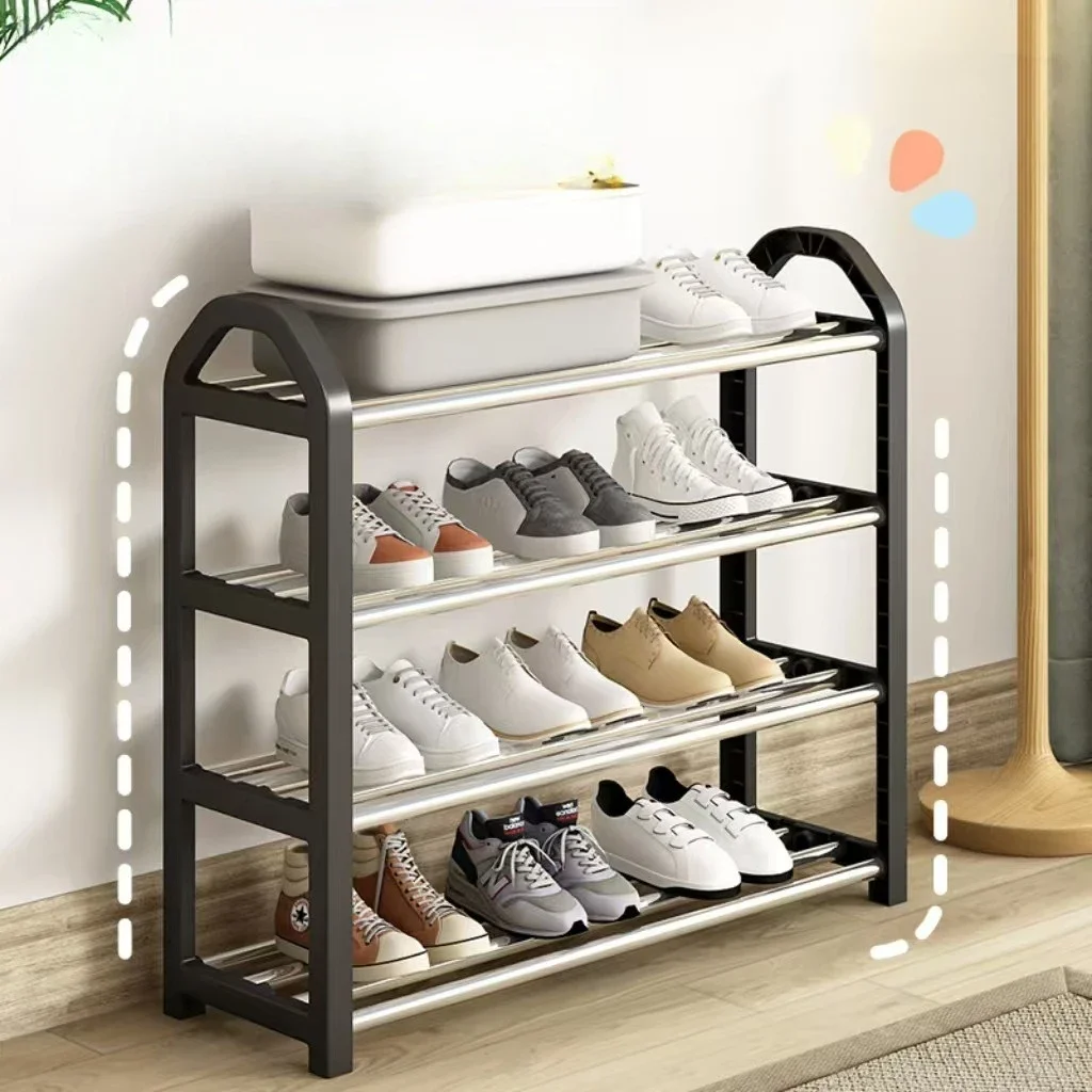 Shoe rack entrance multi-layer household indoor small new 2025 popular simple dormitory rental house storage shoe cabinet