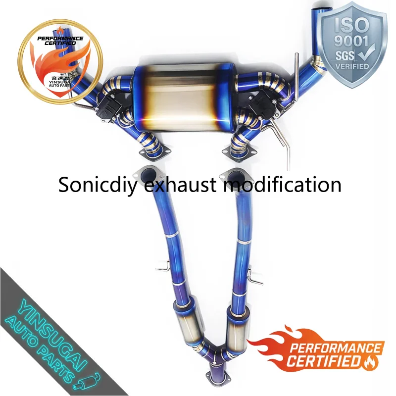 Cuski High Performance Titanium Lightweight Sound Catback Exhaust for Infiniti G37 Coupe V36 VQ37VHR 3.7L 2010-2021