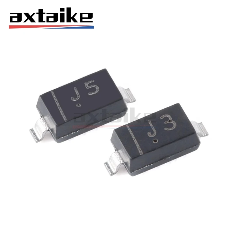 Diode Zener SMD, MMSZ5246B J1 16V MMSZ5248B J3 18V MMSZ5250B J5 20V T1G 100 mW 350 W SOD-0.35, 123 pièces