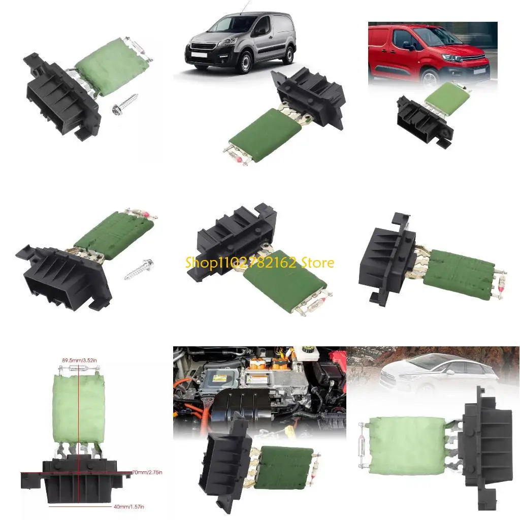 

547B Air Conditioning HVAC Heating Radiator Blower Resistor Regulator for 55702407 77364555 13248240 13248240 77364061 6436C4