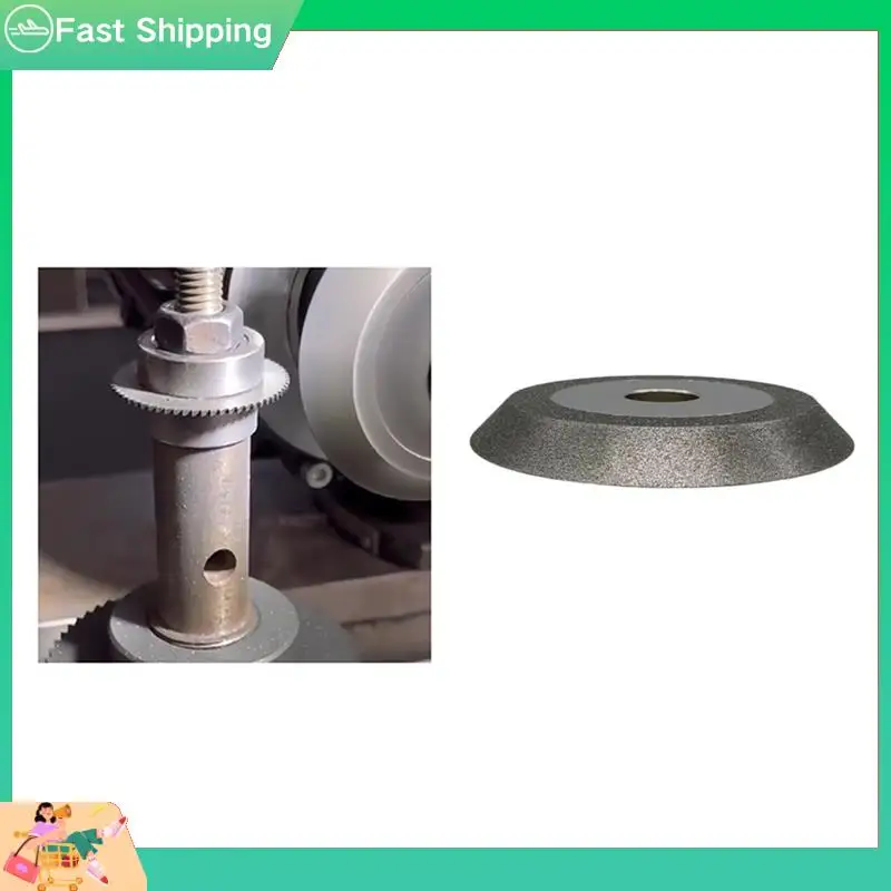 

Diamond Grinding Wheel Bevel Wheel Sharpener Electroplating 100 Mm Diameter 20 Inner Hole 45 Degrees 200 Mesh-Tvdae