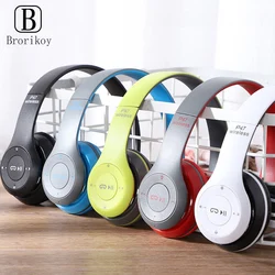 Auriculares inalámbricos P47 para niños y niñas, audífonos plegables con Bluetooth 5,0, HIFI estéreo, graves para música y juegos, para iPhone y XiaoMi