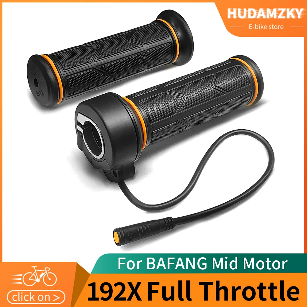 

Ebike Twist 8FUN Throttle BAFANG 192 BBS01 BBS02 BBSHD Mid Drive Motor 3pin Female Waterproof Connector Ebike Full Twist