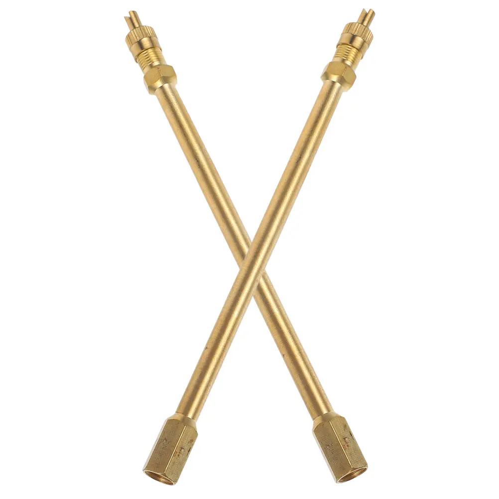 

2pcs Tire Valve Extension Rods Copper Electric Scooter Unicycle Balancing Repair Tools Wide Applications Long Performance Easy