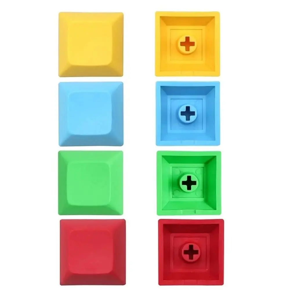 Dsa keycap mehrfarbige tastatur schlüssel kappe diy leere persönlichkeit ergänzung schlüssel kappen pbt dsa 1u höhe keycap für mx schalter