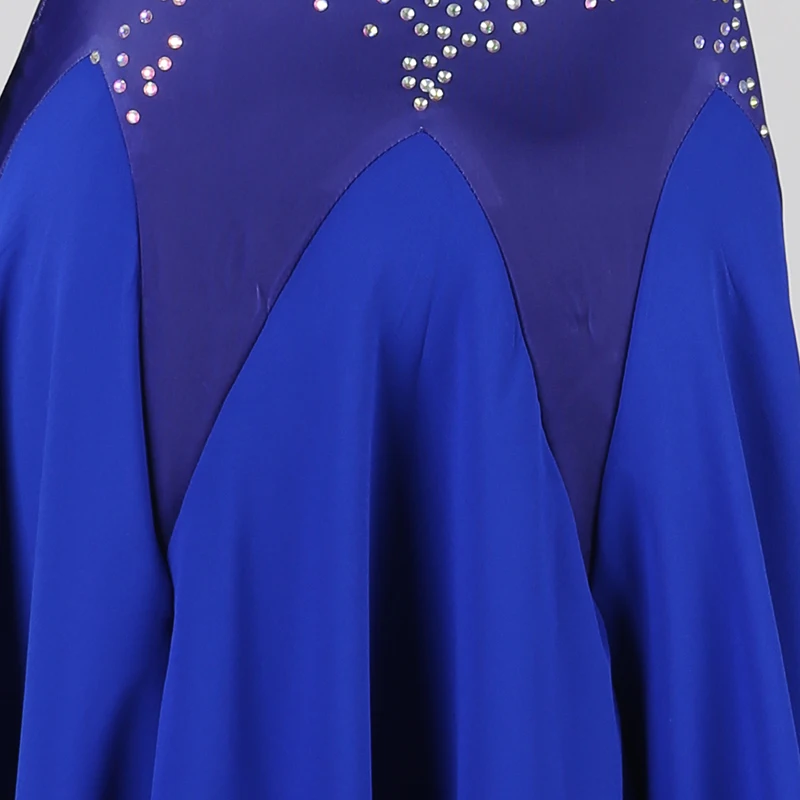 Dancewear Standard Sala da ballo Valzer Abito da ballo moderno per adulti Abito da ballo Abiti da pratica Concorso di costumi di scena Flamenco 0005