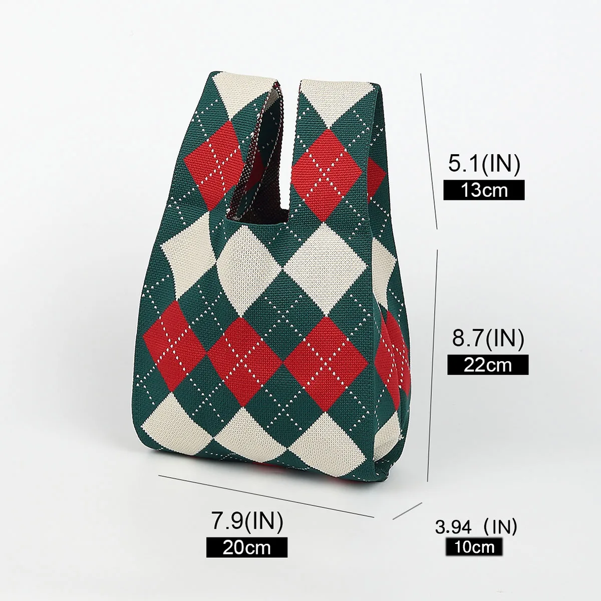 1 Piece of Retro Fashion Women's Clutch Bag, Made of Breathable and Durable Knitted Fabric, with an Open Design for Storing Items Like Mobile Phones, Keys, Cosmetics, Etc., Suitable for All Seasons