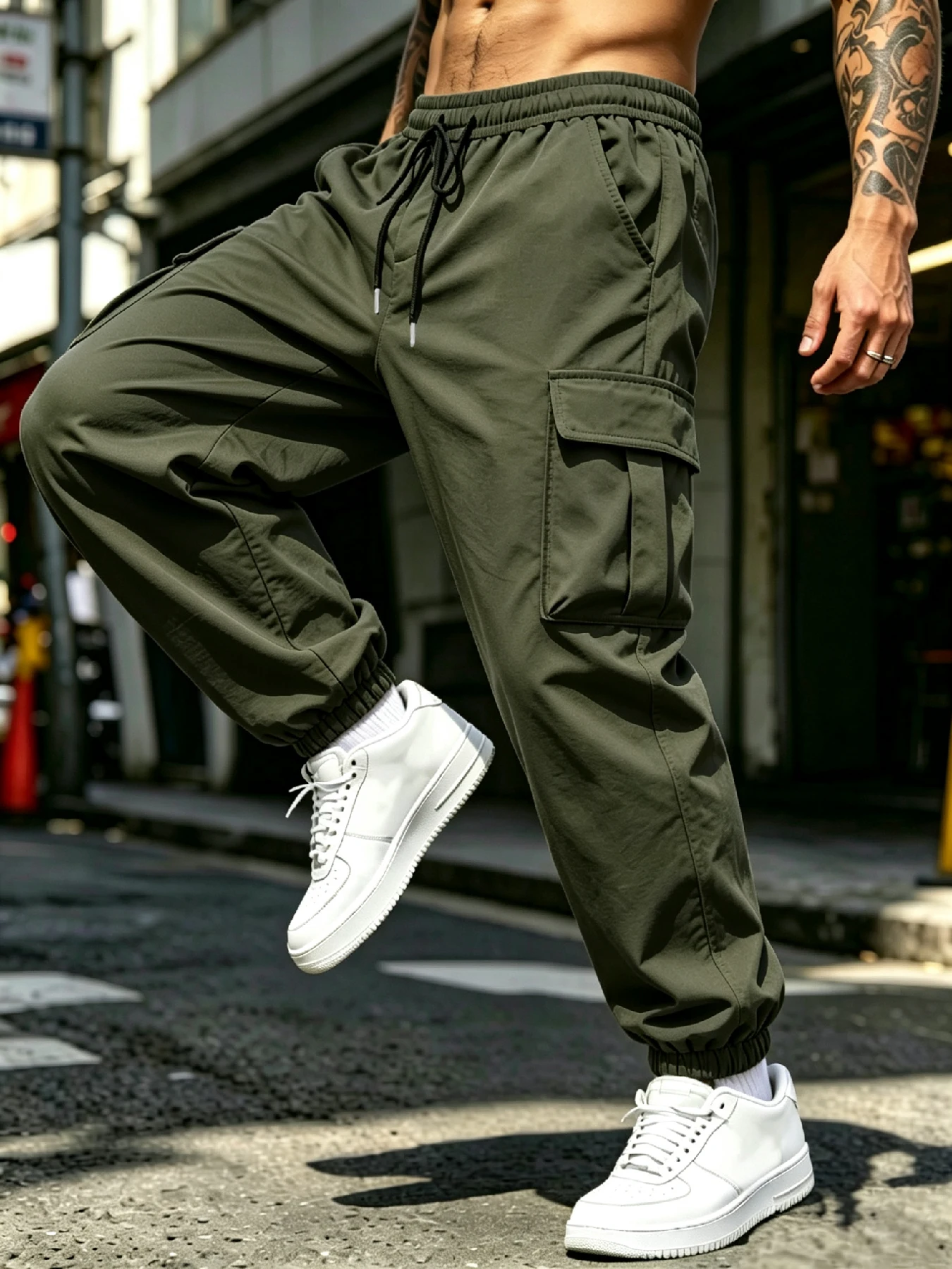 남성용 카고 조거 팬츠 | 멀티 포켓과 신축성 있는 - Cargo Jogger Pants 리뷰 및 가격