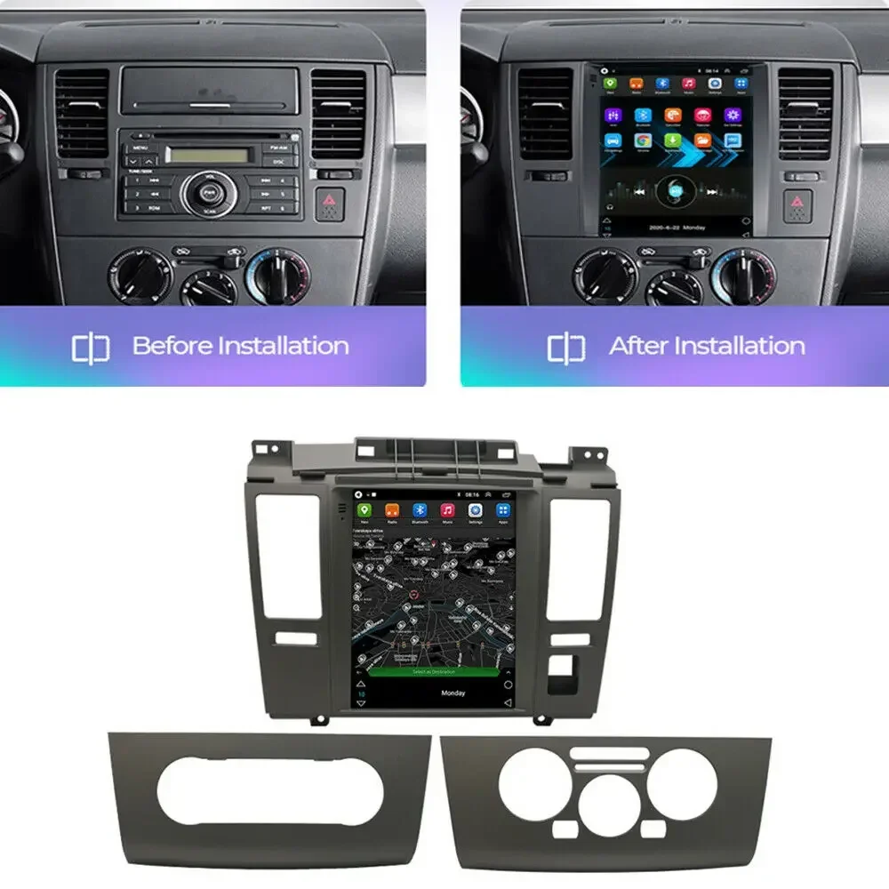 

For Nissan Tiida Versa 2004-2013 Android 13 Car Stereo Radio Multimedia Video Player GPS NAVI WiFi NO DVD Player 9.7"