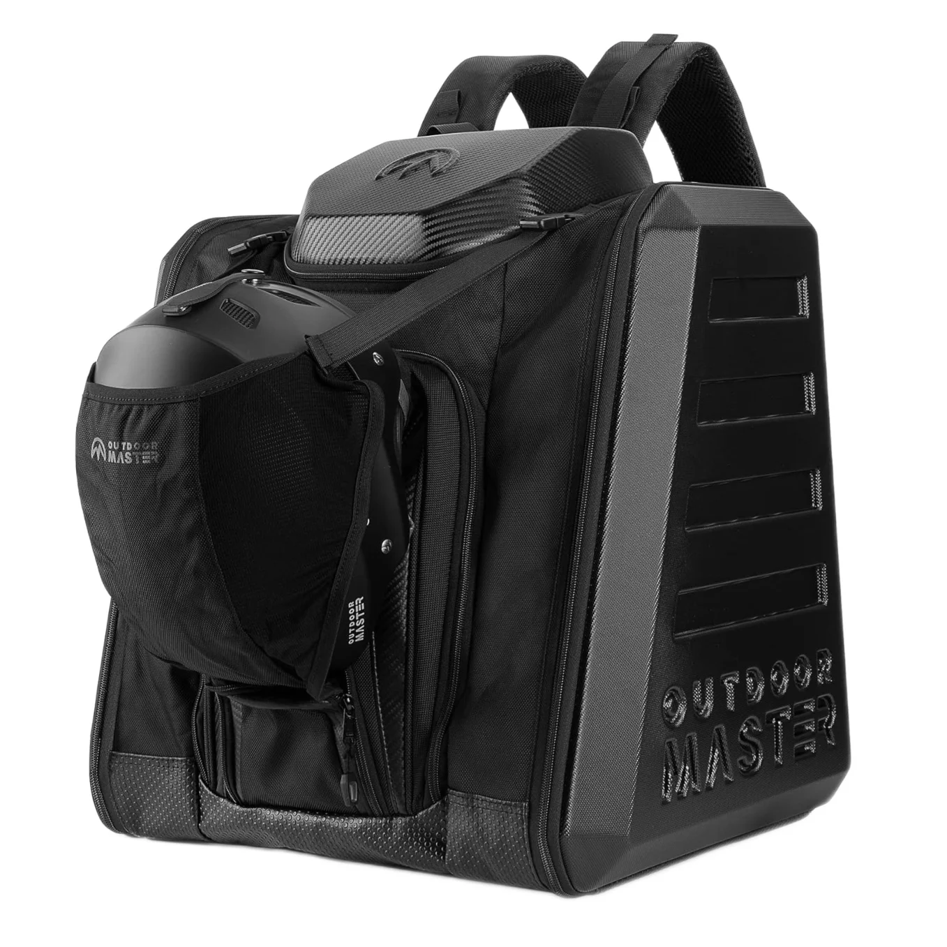 

OutdoorMaster Boot Bag - Hard Case Ski Boots and Snowboard Boots Bag, Excellent for Travel with Waterproof Exterior & Bottom