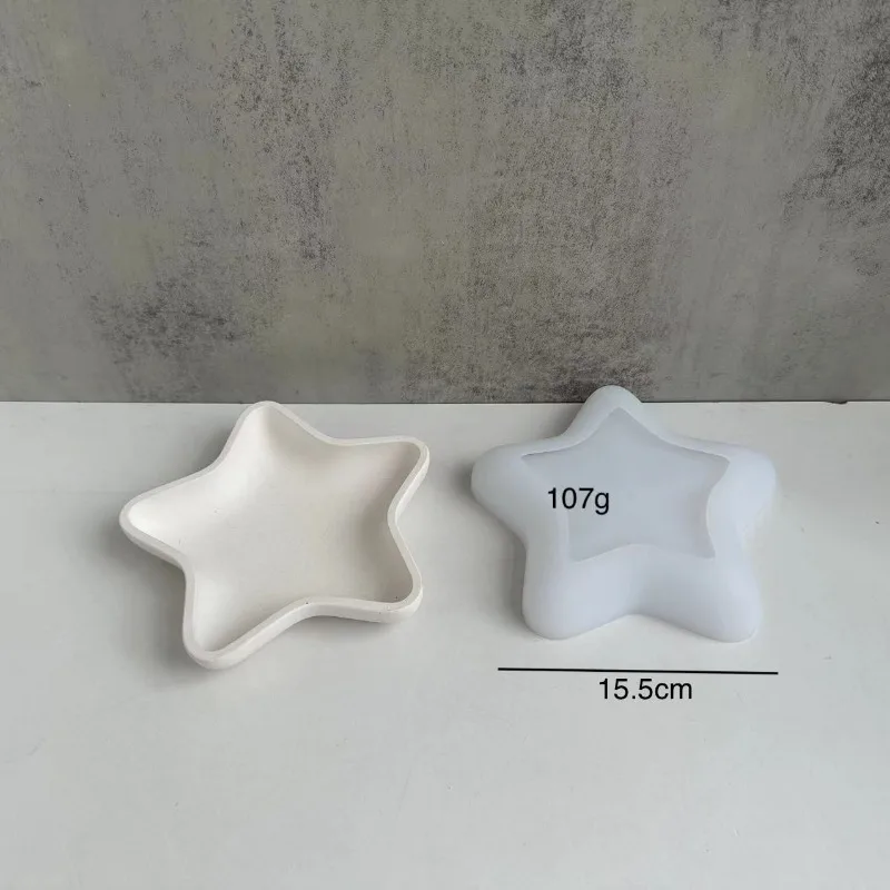 Shell Conch Starfish Tray Silicone Mold DIY Marine Organism Coaster Gypsum Resin Molds Jewelry Storage Box Mould Home Decor Gift