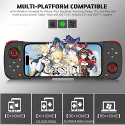 Mando inalámbrico Bluetooth para teléfono móvil, Control de juegos para móvil, Android/iOS, Joypad, accesorios para Joystick