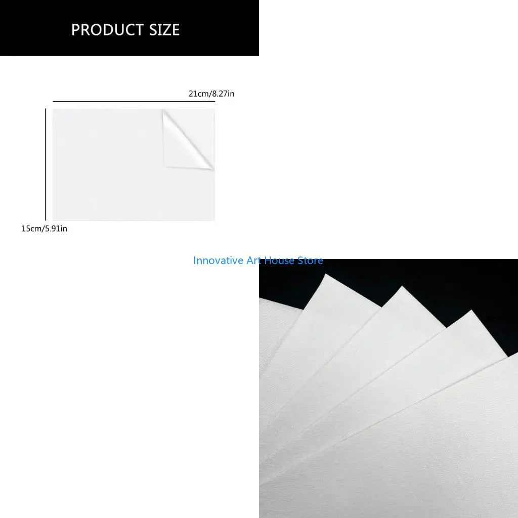 E1PC Water Soluble Stabilizers , 20x30cm Water Soluble Embroidery Stabilizers