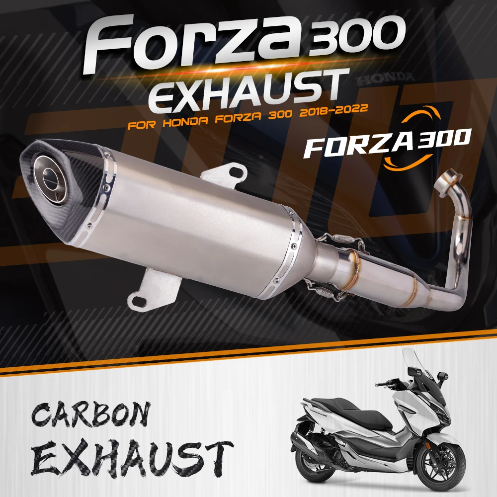 

For Honda Forza300 Forza 300 Motorcycle Exhaust Muffler Modified Connection Middle Tube Link Pipe 51