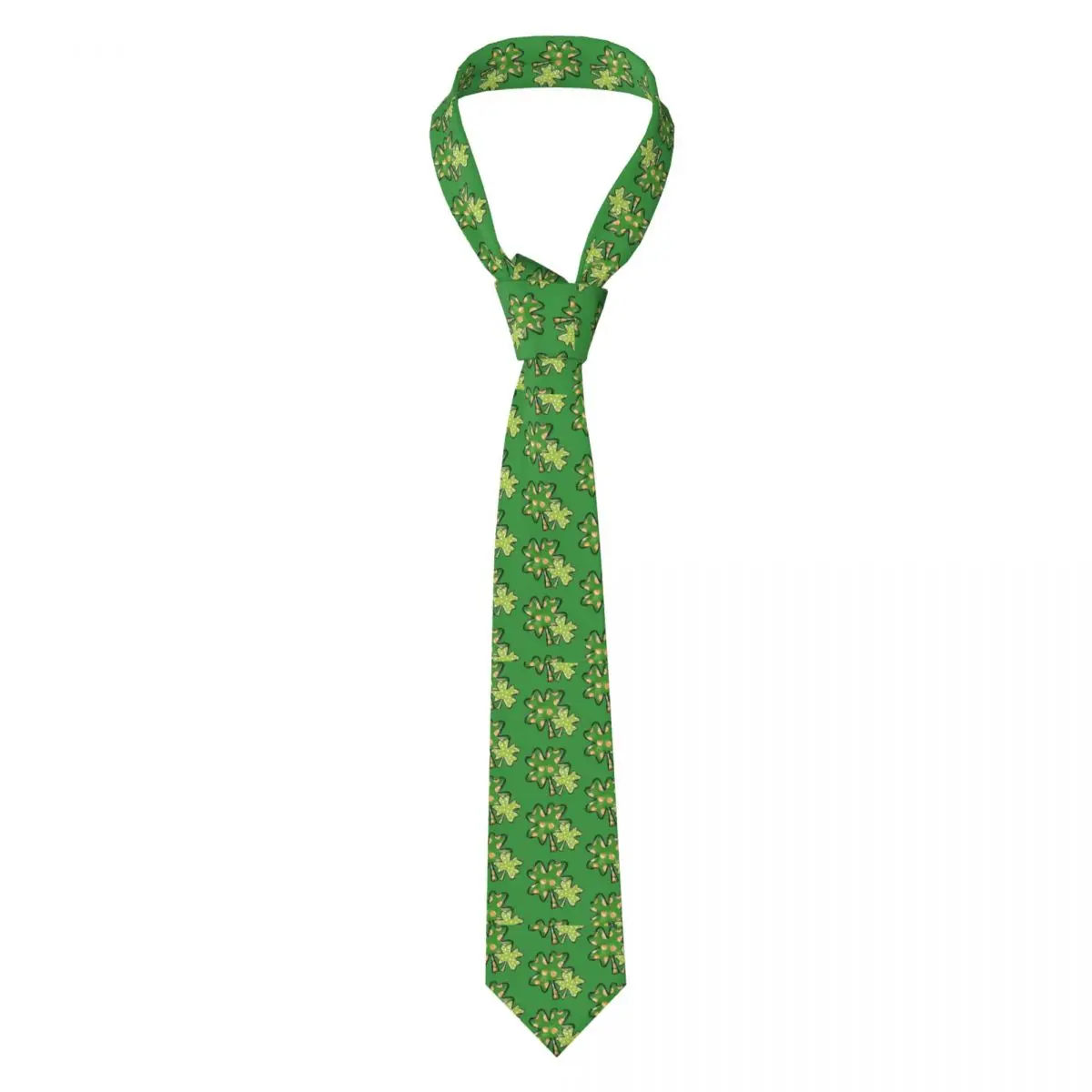 Corbatas de trébol trevo del Día de San Patricio, corbatas de San Paddys irlandés, duende, corbata de vacaciones, accesorios de la camisa para hombre, corbata de boda