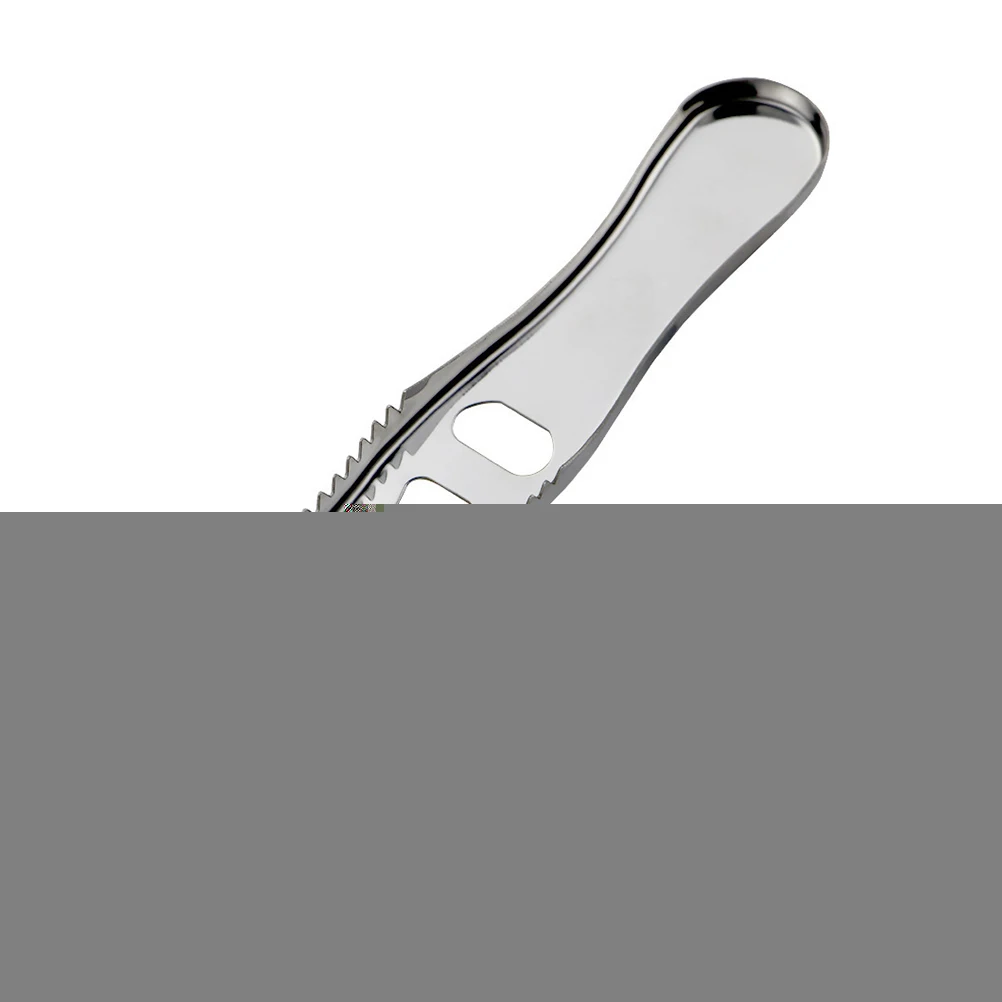 

4Pcs Stainless Steel Bottle Opener Remover Scraper Tool Serrated Kitchen Gadgets Travel Silver