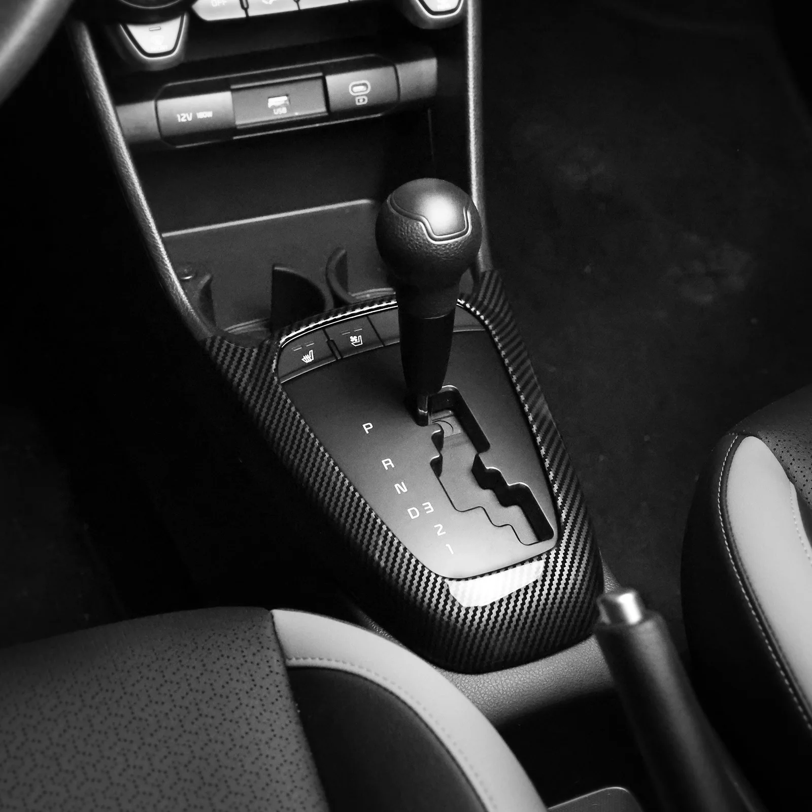 

Interior Central Control Panel Decal Center Console Gear Shift Trim Cover For Kia Morning 2020-2023 Picanto 2019