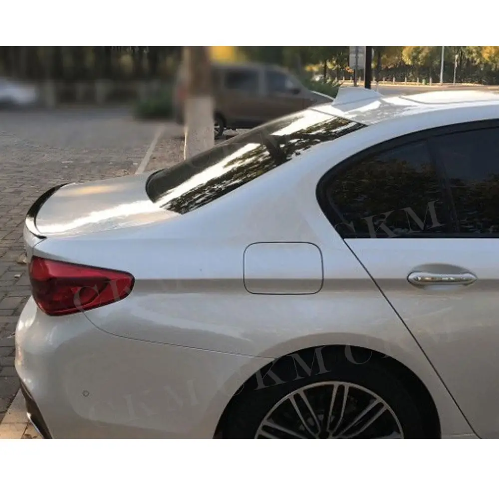 

ABS Boot Trunk Trim Sticker Car Styling For G30 G38 Rear Spoiler Wings For BMW 5 Series F90 530i 540i 2017-2019