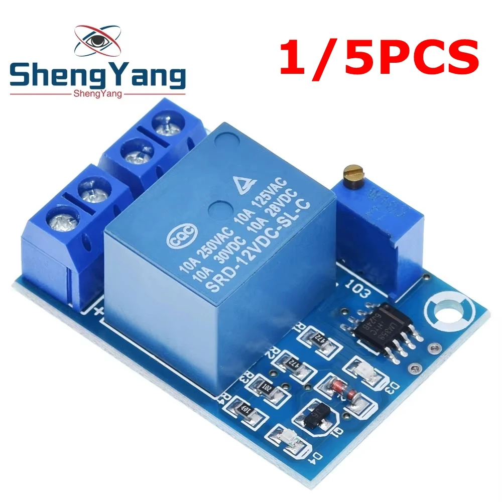 1/5PCS DC 12V Battery Undervoltage Low Voltage Cut off Automatic Switch Recovery Protection Module Charging Controller Board