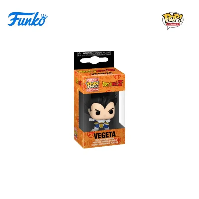 Funko pop clássicos dragon ball série super saiyan wukong brinquedo figuras coleção modelo brinquedos presentes de aniversário chaveiro decoração