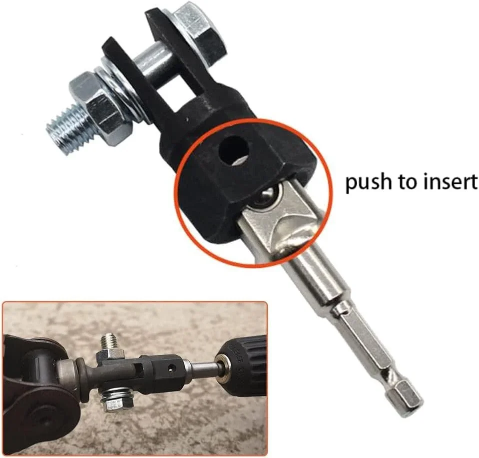 Adaptador de Macaco Tipo Tesoura de 1/2 Polegada em Aço Cromo Vanádio, Chave de Soquete Catraca para Substituição de Pneus de Automóveis e Caminhões