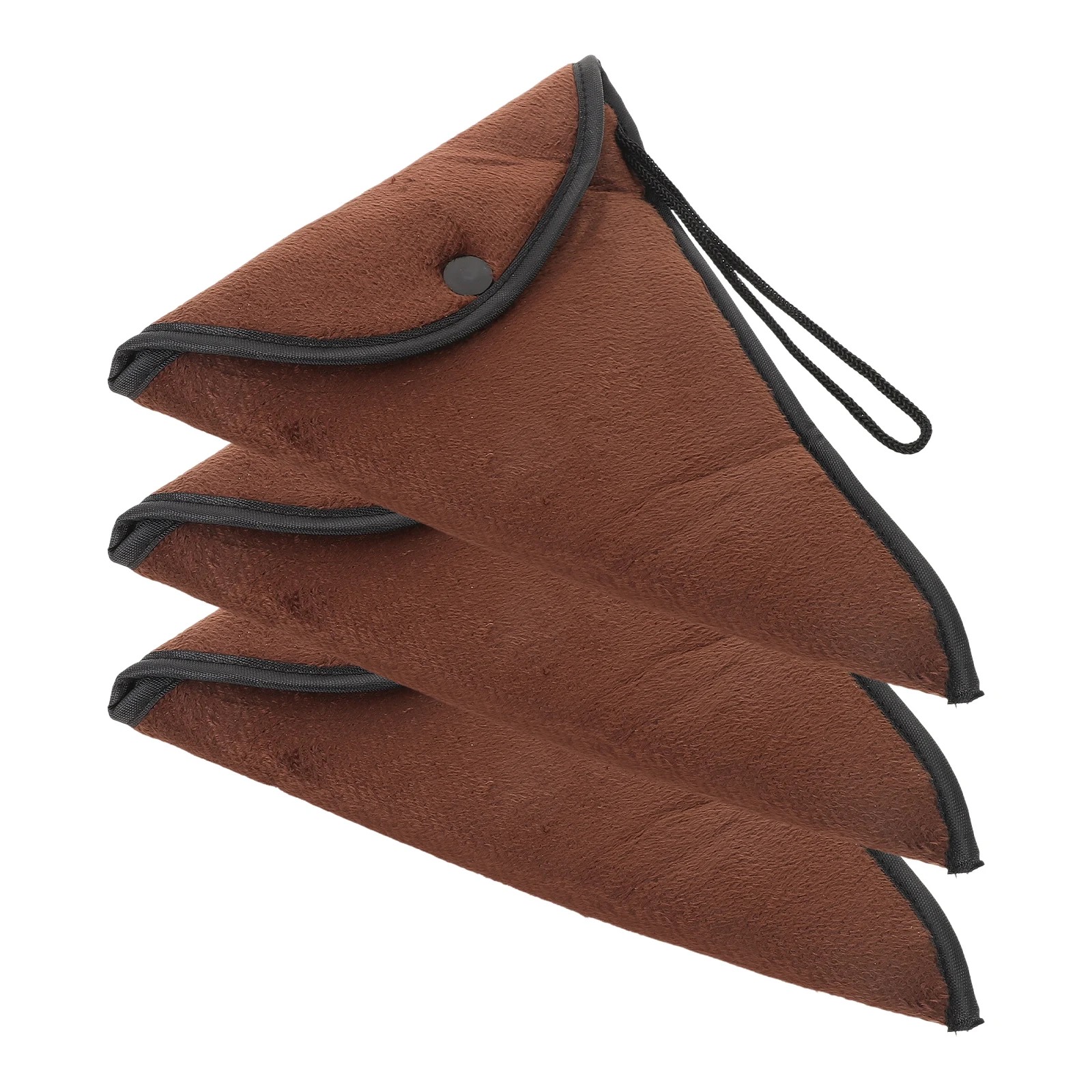 

3 Pcs Ocarina Protection Bag Musical Instrument Break-proof Protector Non-woven Brown Carrying Parts Holder Travel