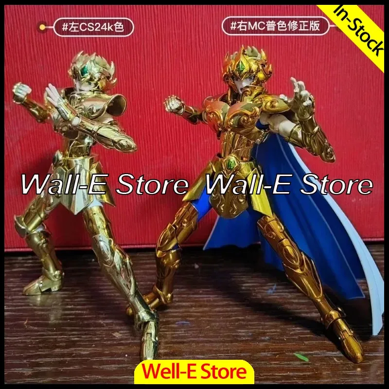 In-Stock RESTOCK Metal Club MC EX Leo Aioria Saint Seiya Metal Armor Cloth Myth Gold Anime Action Figure Model Toys Gifts