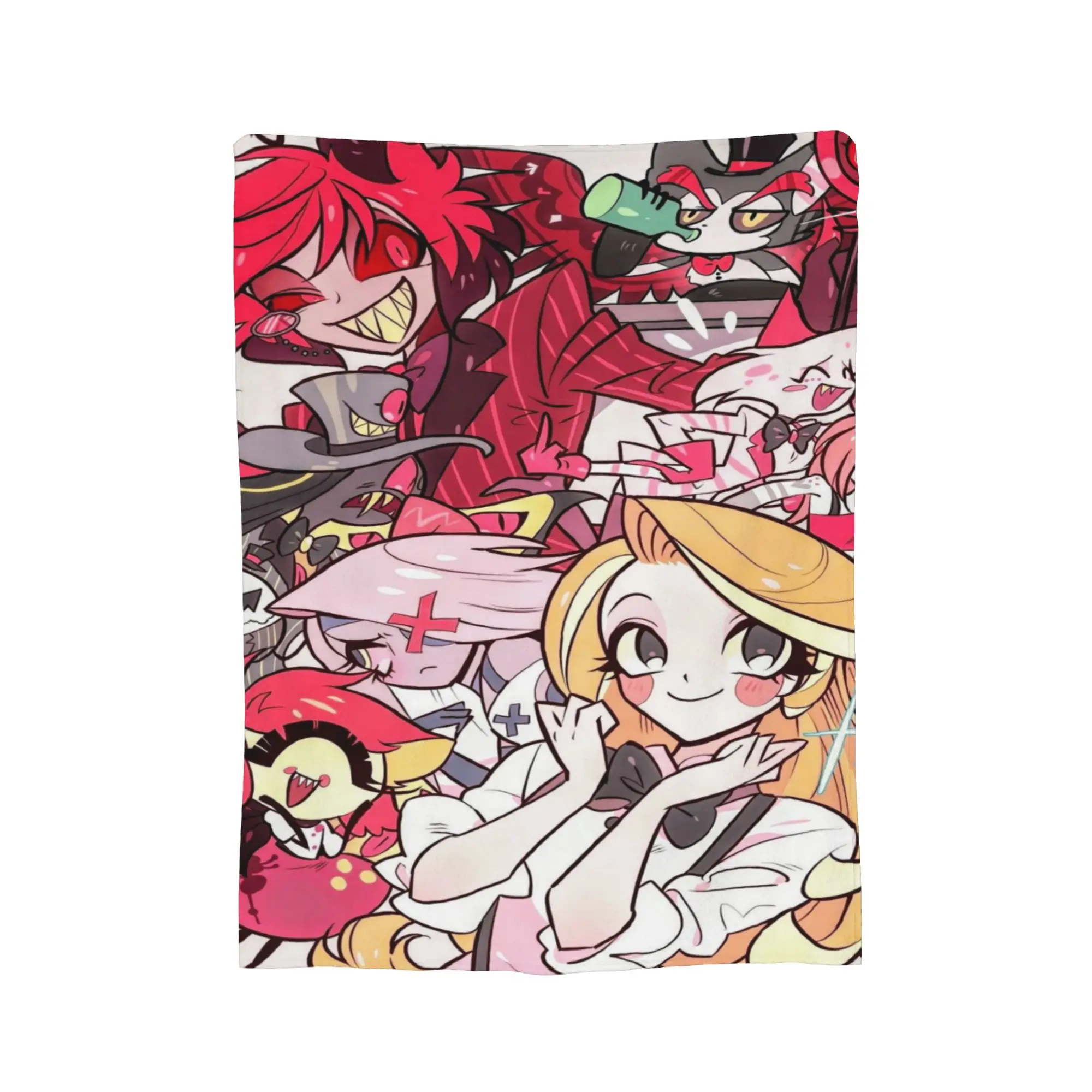 Hazbins Hotels temporada 2 Cobertor de flanela multifuncional super macio para colchas de quarto