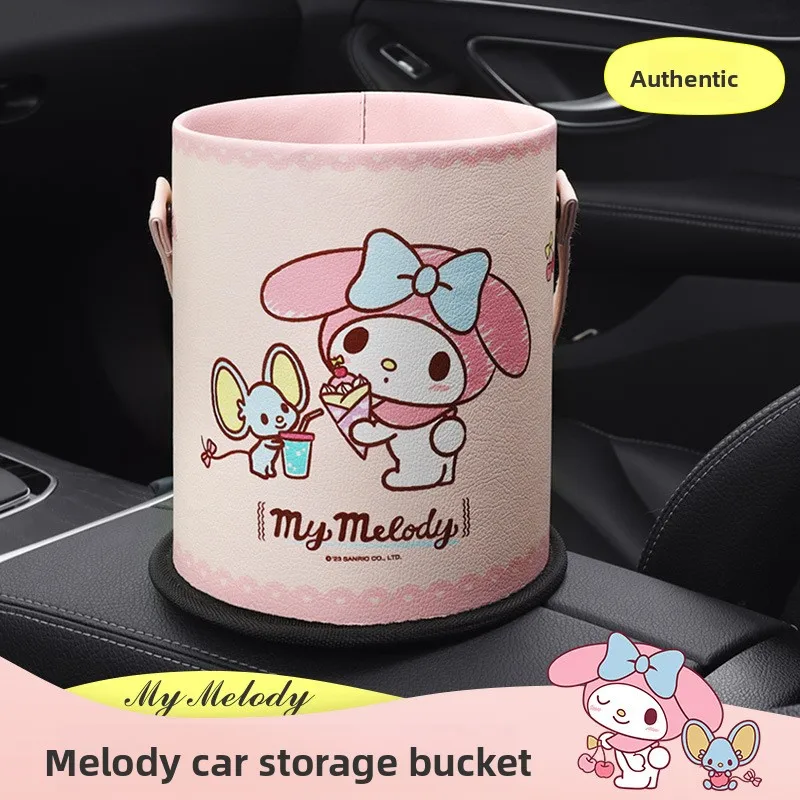 

Multifunctional Car Trash Can with Lid Button, Hanging Storage Bin for Wet and Dry Use, Auto Interior Accessories, Organizer Box
