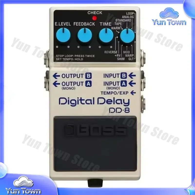 Roland Boss DD-8 Digital Delay Guitar Pedal for Electric Guitar Bass Ukulele with 3 Delay Types Vintage Echo Shimmer Mod
