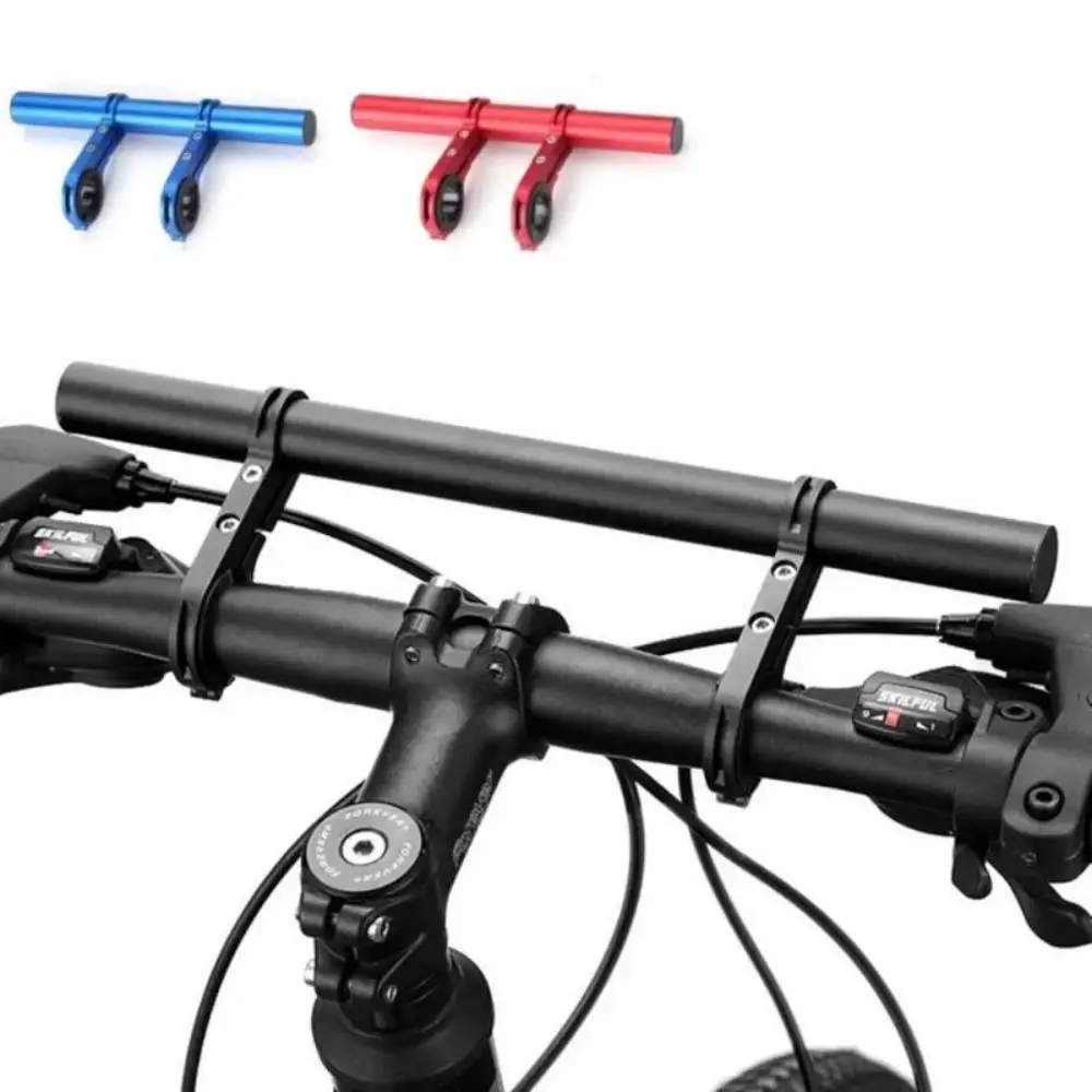 1PC 20/30CM Bicycle Handlebar Extended Bracket MTB Headlight Mount Extented Bar Road Mountain Bike Handlebar Extender Rack Parts
