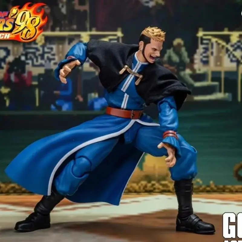 متوفر في المخزون Storm Toys Street Fighter 98 KOF98 Goenitz 1/12 نموذج الهاتف المحمول #5