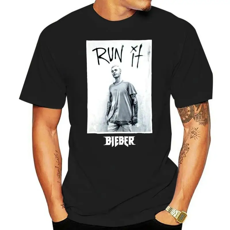 Justin Bieber PURPOSE TOUR - RUN IT T-Shirt NEW 100% Authentic