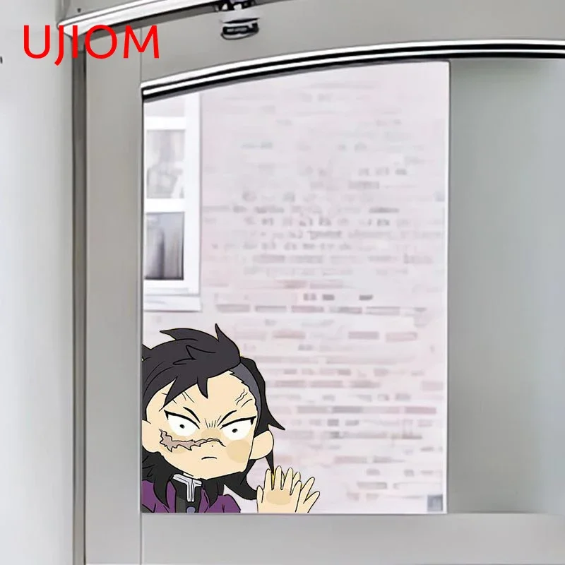 UJIOM Demon Slayer Shinazugawa Sanemi Peeker стикер на стену креативные хит продаж наклейки для гостиной водостойкие виниловые аксессуары