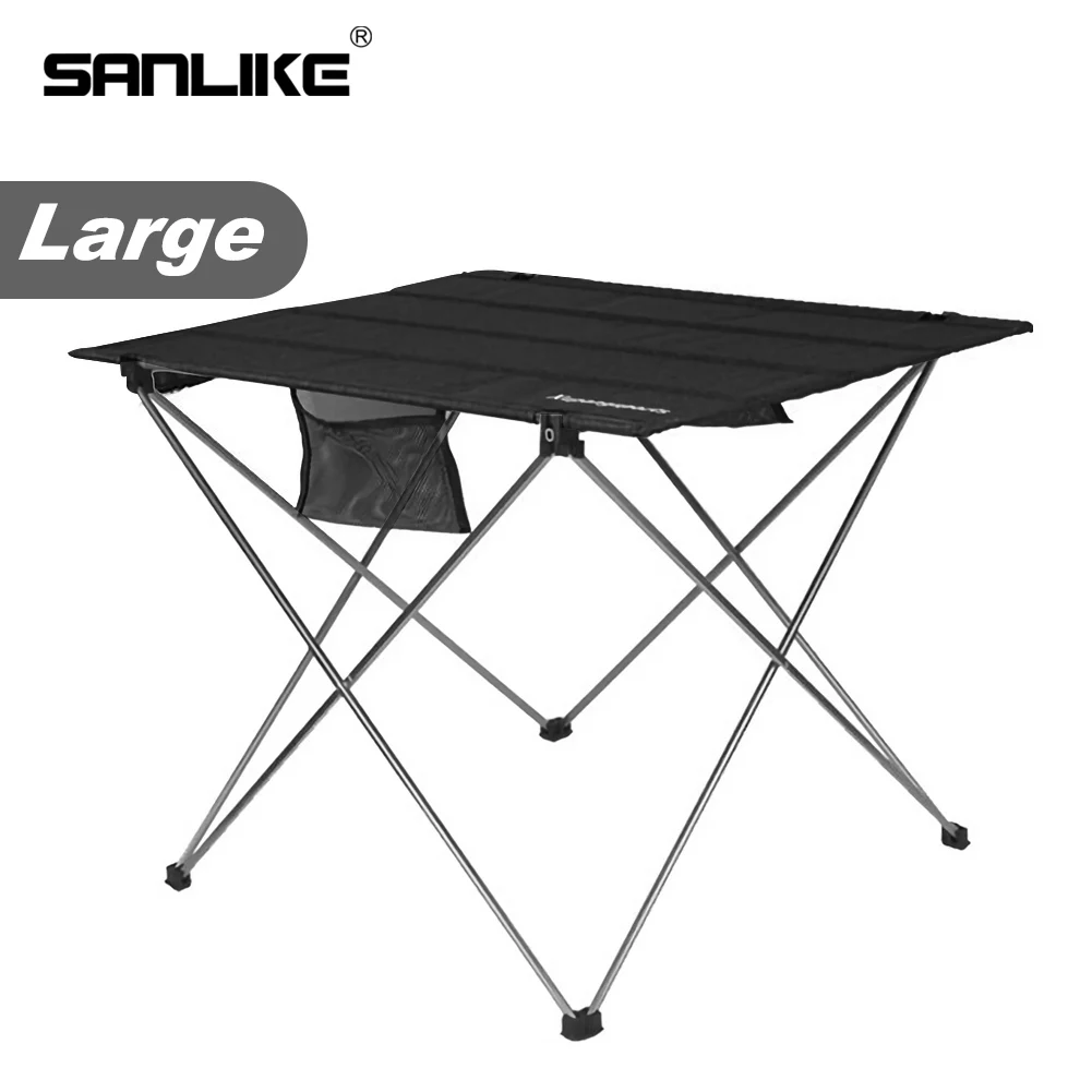 

SANLIKE Portable Foldable Table Camping Outdoor Furniture Computer Bed Tables Picnic Aluminium Alloy Ultra Light Folding Desk