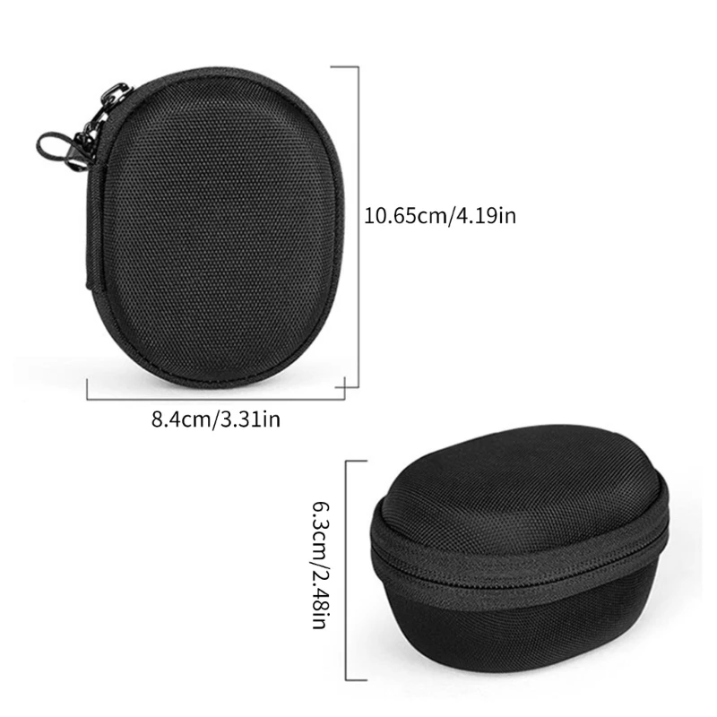 Travel Waterproof Single Watch Case EVA Zipper Jewelry Storage Box Container