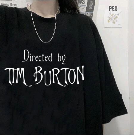 tim burton tshirt women graphic t shirt female anime comic harajuku clothing