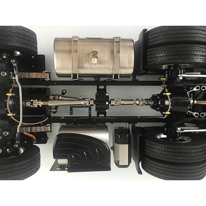 LESU 6 * 6 Metalowe podwozie Silnik Serwo 1/14 Tamiyay Arocs 3363 Sterowanie radiowe Ciągnik siodłowy Zabawki outdoorowe