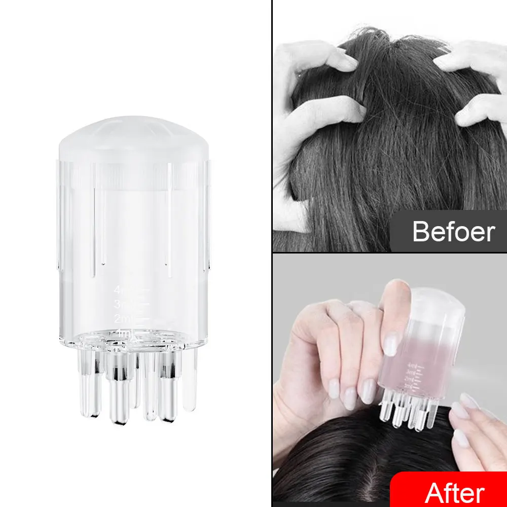 1pc Scalp Applicator Liquid Comb for Hair Scalp Treatment Essential Oil Liquid Guiding Massager Comb Hair Growth Serum Oil Apply