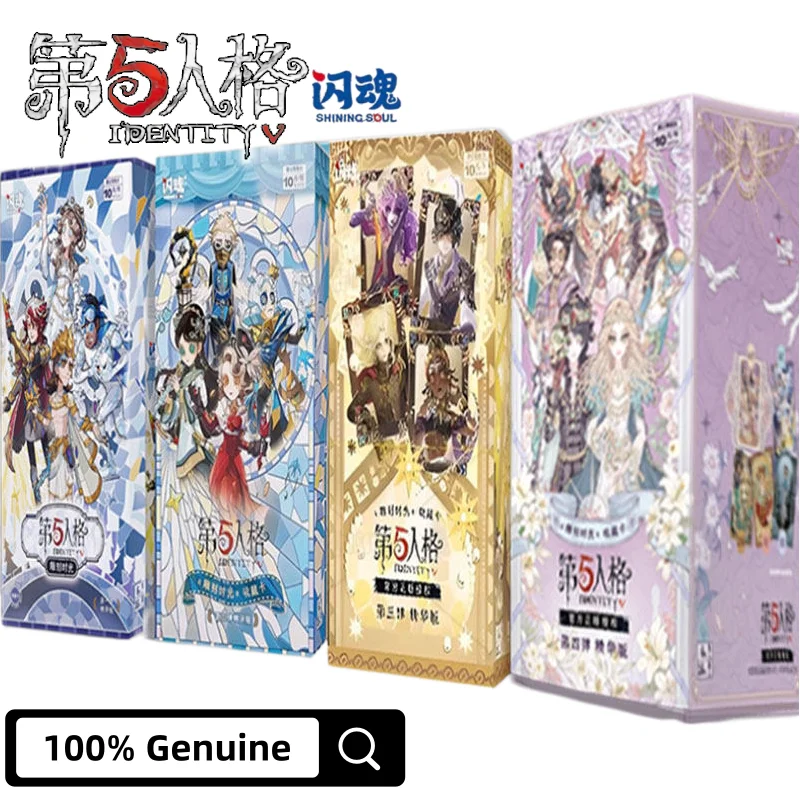 Identity V Carving Time Essence Edition Vol 1-4 Collectible Cards Anime Game Peripheral Rare TCG Cards Collection Booster Box