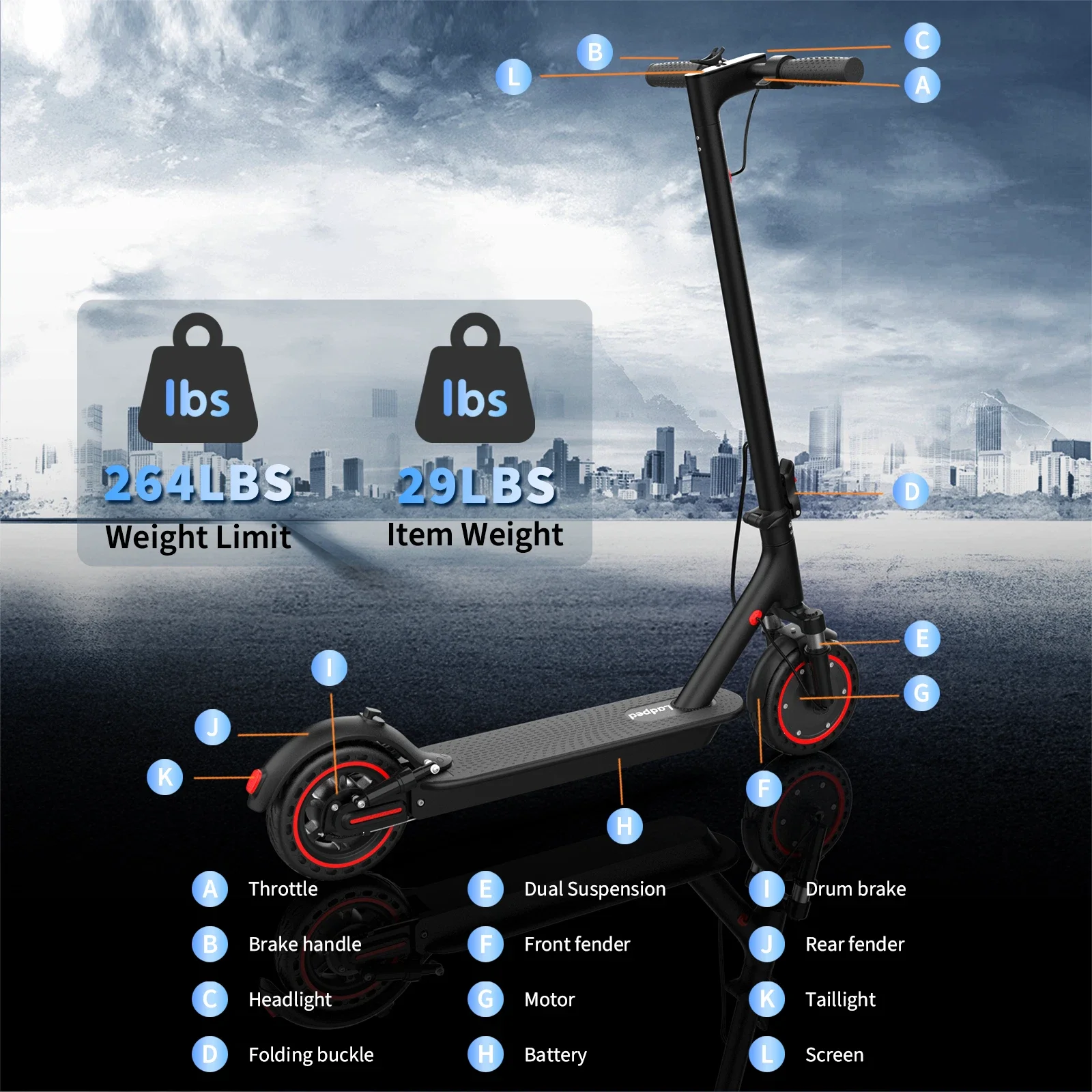 Thumbnail 4 - #34 Foldable Electric Scooters Comparison Guide
